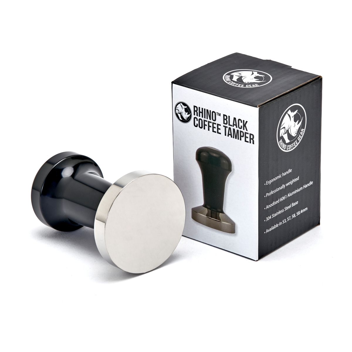 Rhino Tamper 58.4mm - Black