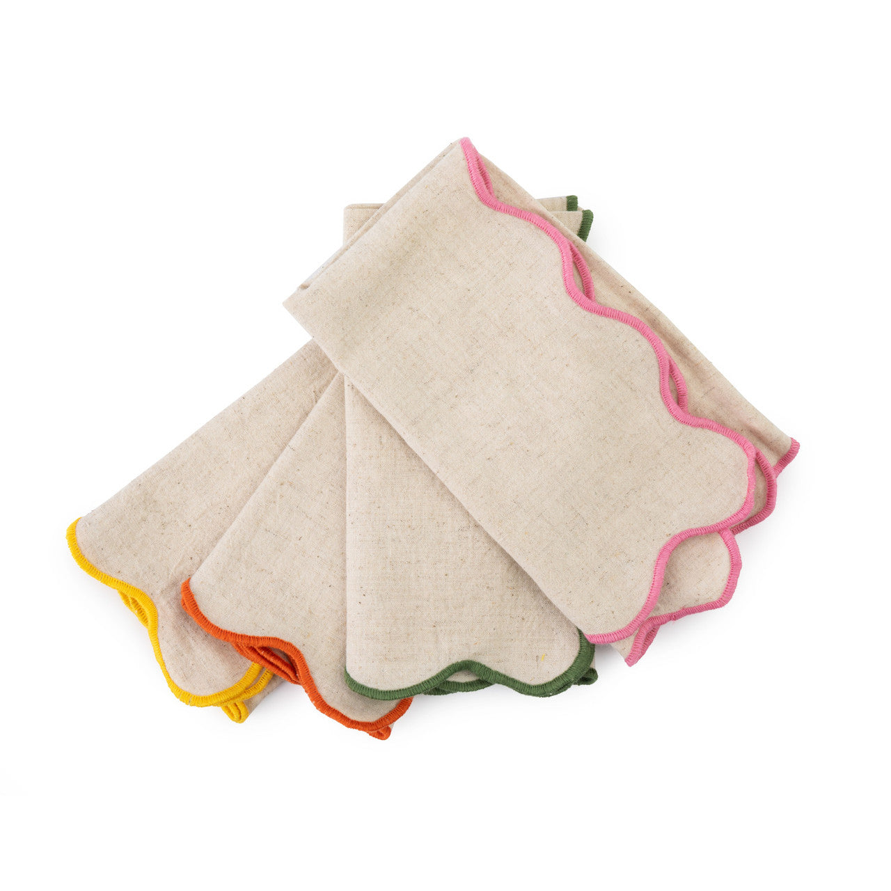 Jamie Oliver Big Love 45cm Neat Napkins Set of 4 Mixed Colours