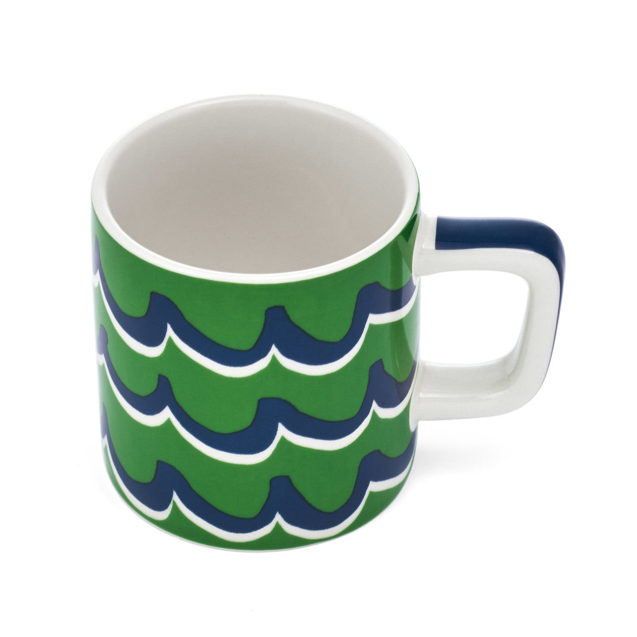 La Cafetière Ceramic Espresso Cup 120ml (Green Cyan Tides)