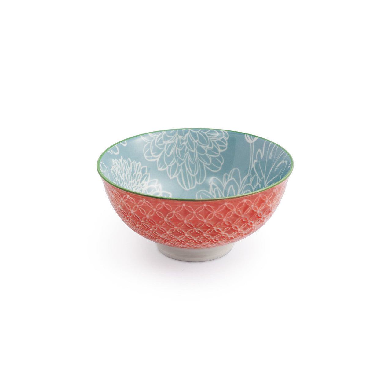 Mikasa Stoneware Nibble Bowl 12cm (Grey Floral)