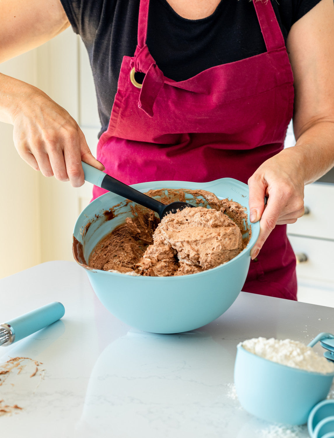 KitchenAid Soft Grip Spoon Spatula (Mineral Water)