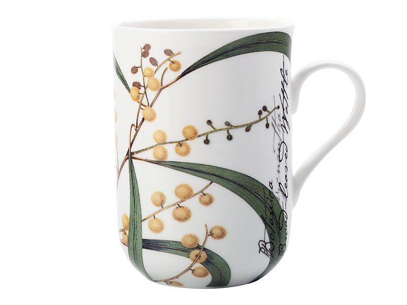 Maxwell & Williams Royal Botanic Gardens Australian Botanics Mug Wattle 300ml
