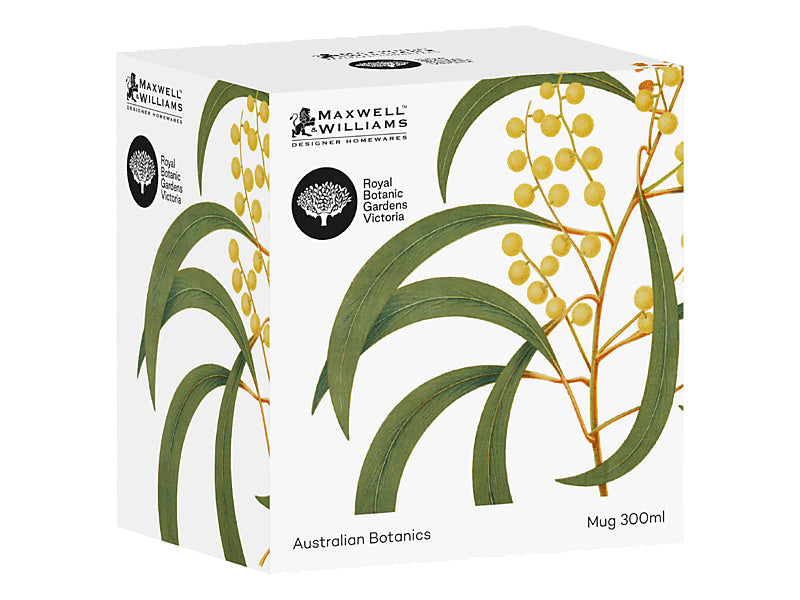 Maxwell & Williams Royal Botanic Gardens Australian Botanics Mug Wattle 300ml