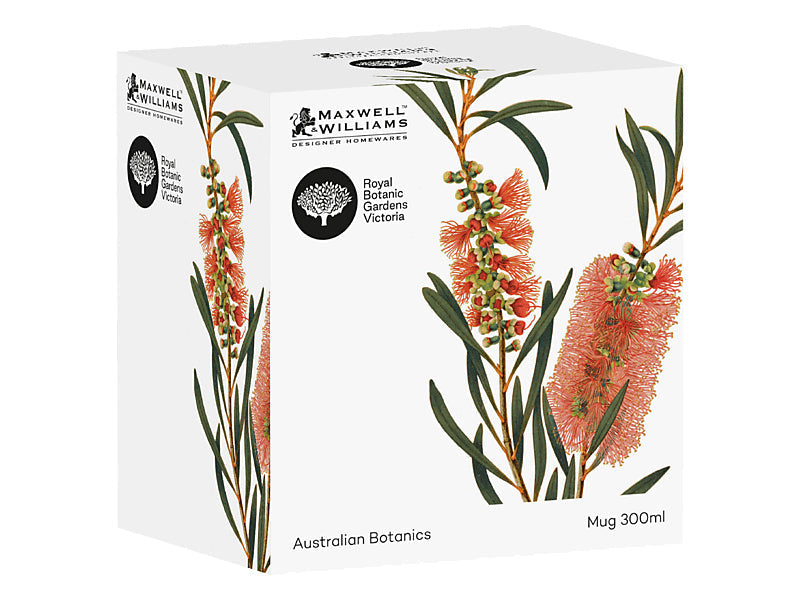 Maxwell & Williams Royal Botanic Gardens Australian Botanics Mug Bottlebrush 300ml
