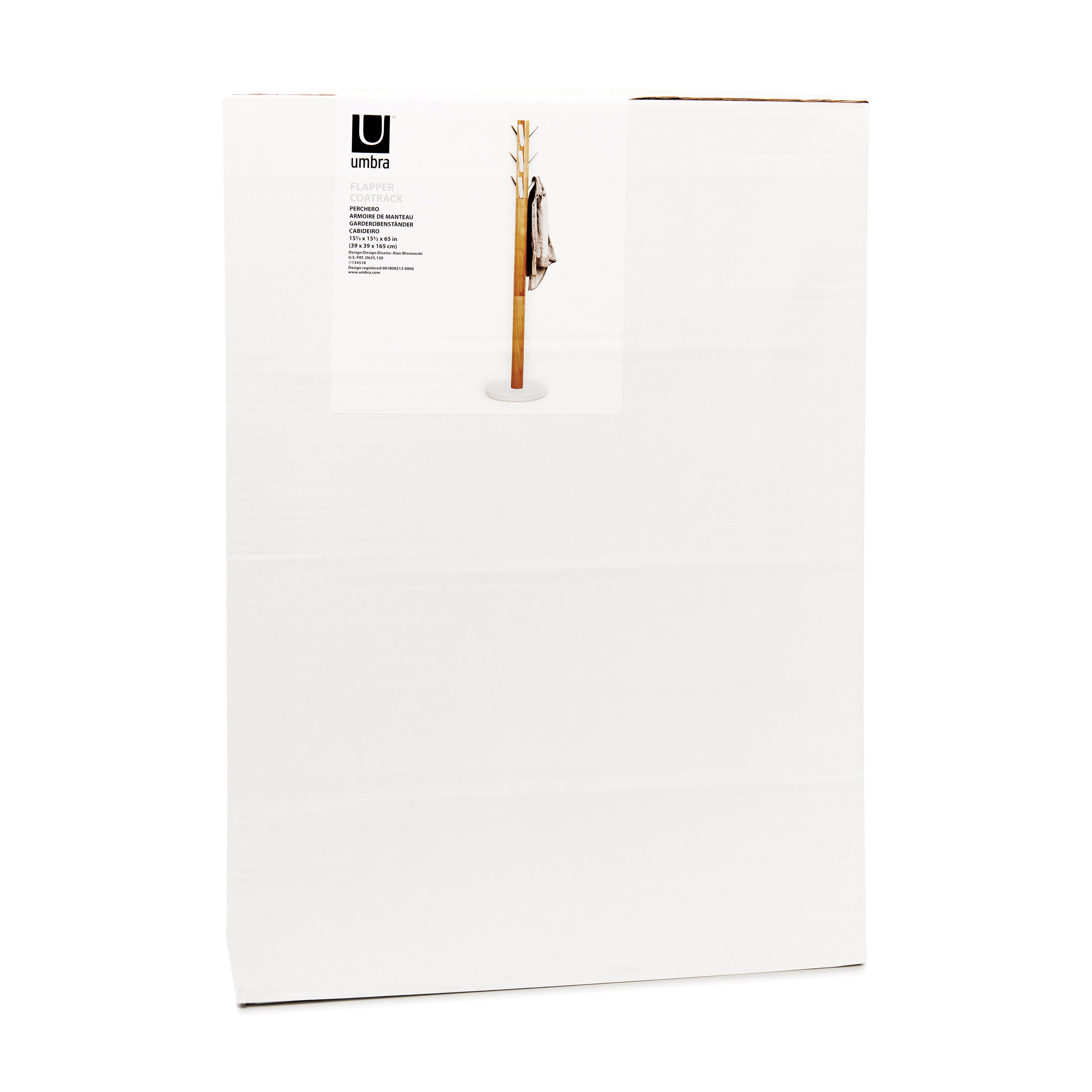 Umbra Flapper Coat Rack White