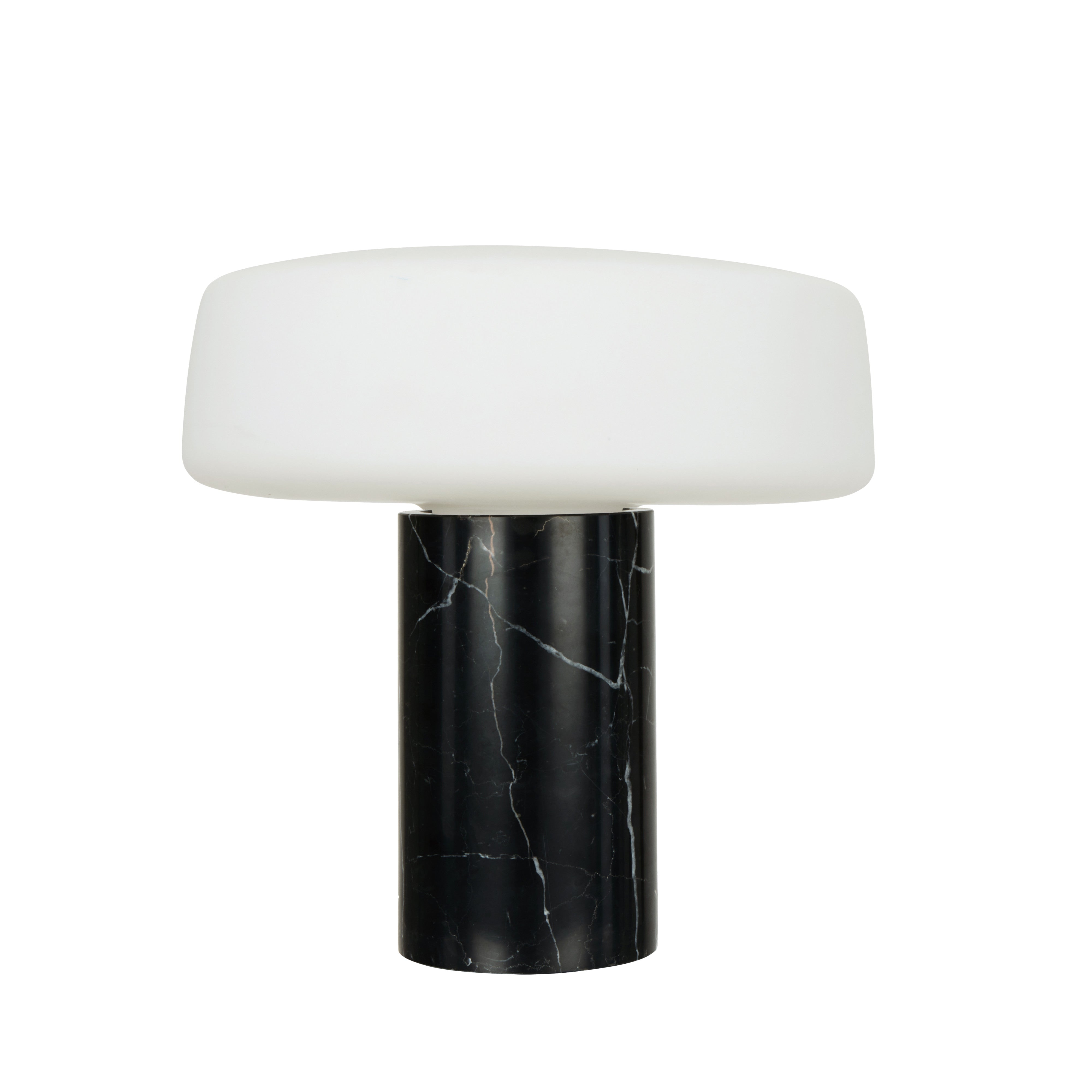 Grand Designs Chet Table Lamp Black & White