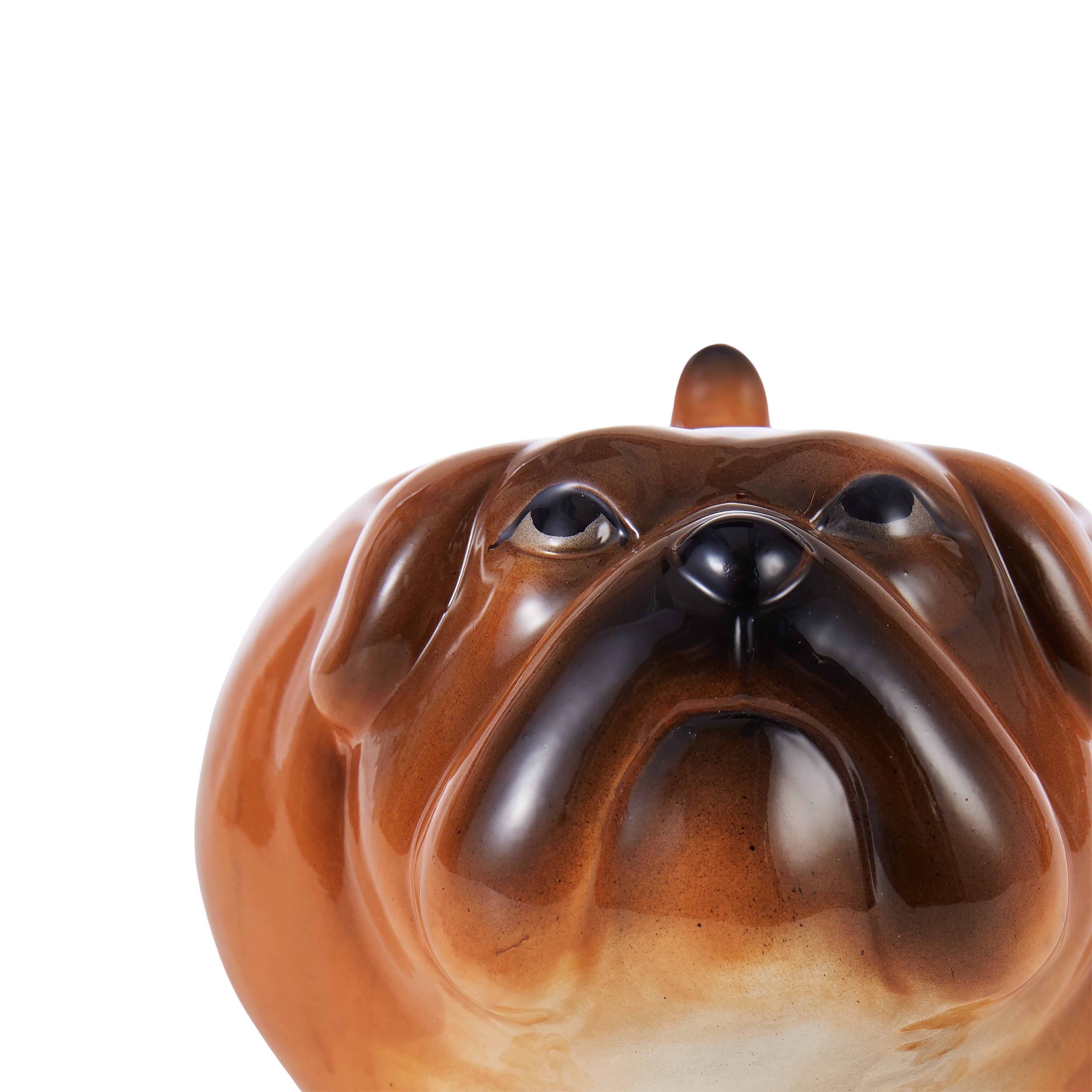 Emporium Bullwinkle Dog Planter Brown & White