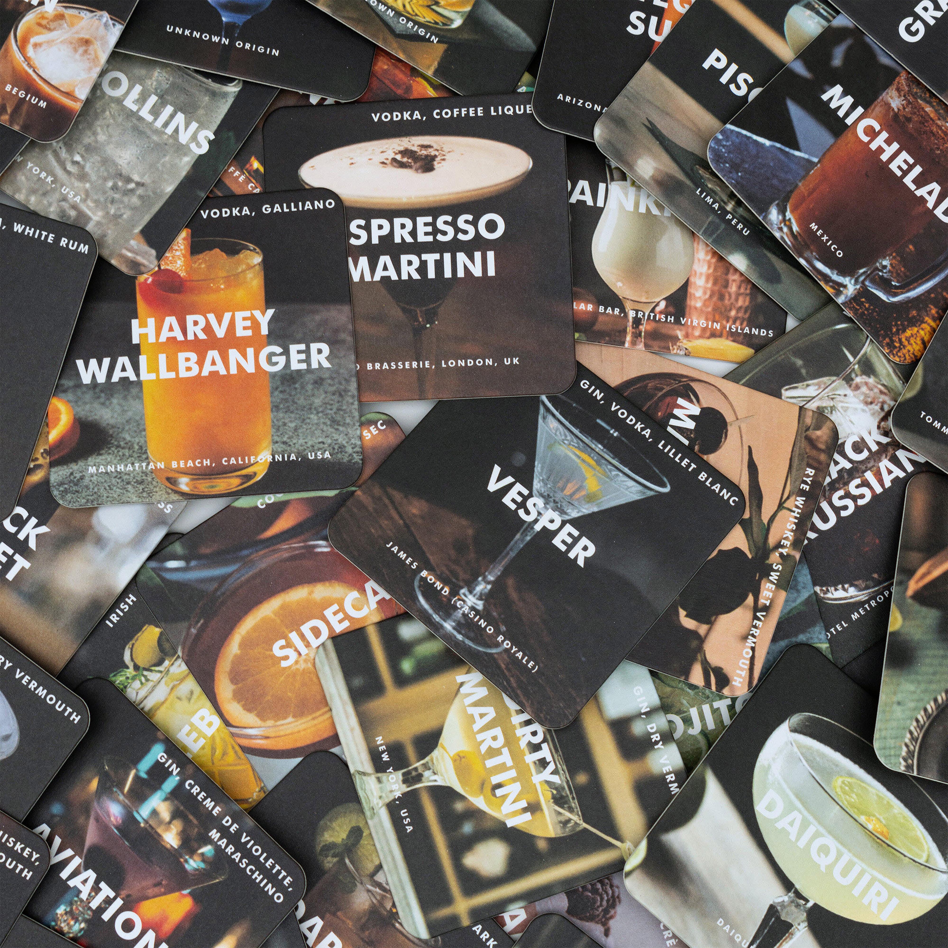 Luckies Iron & Glory Mixologist Cocktail Recipe Cards