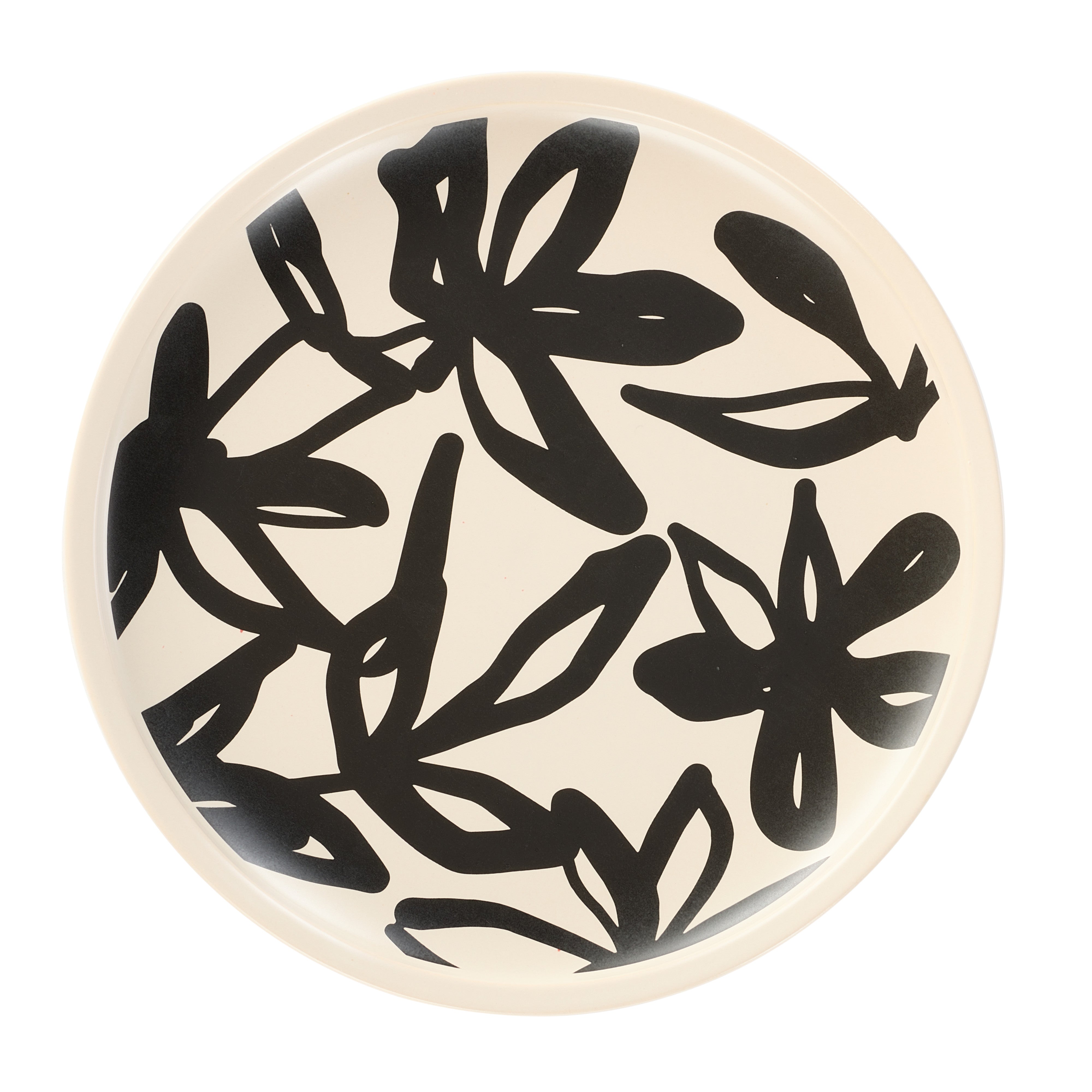 Leaf & Bean Freya Mug & Side Plate 2 Piece Set Oat & Black