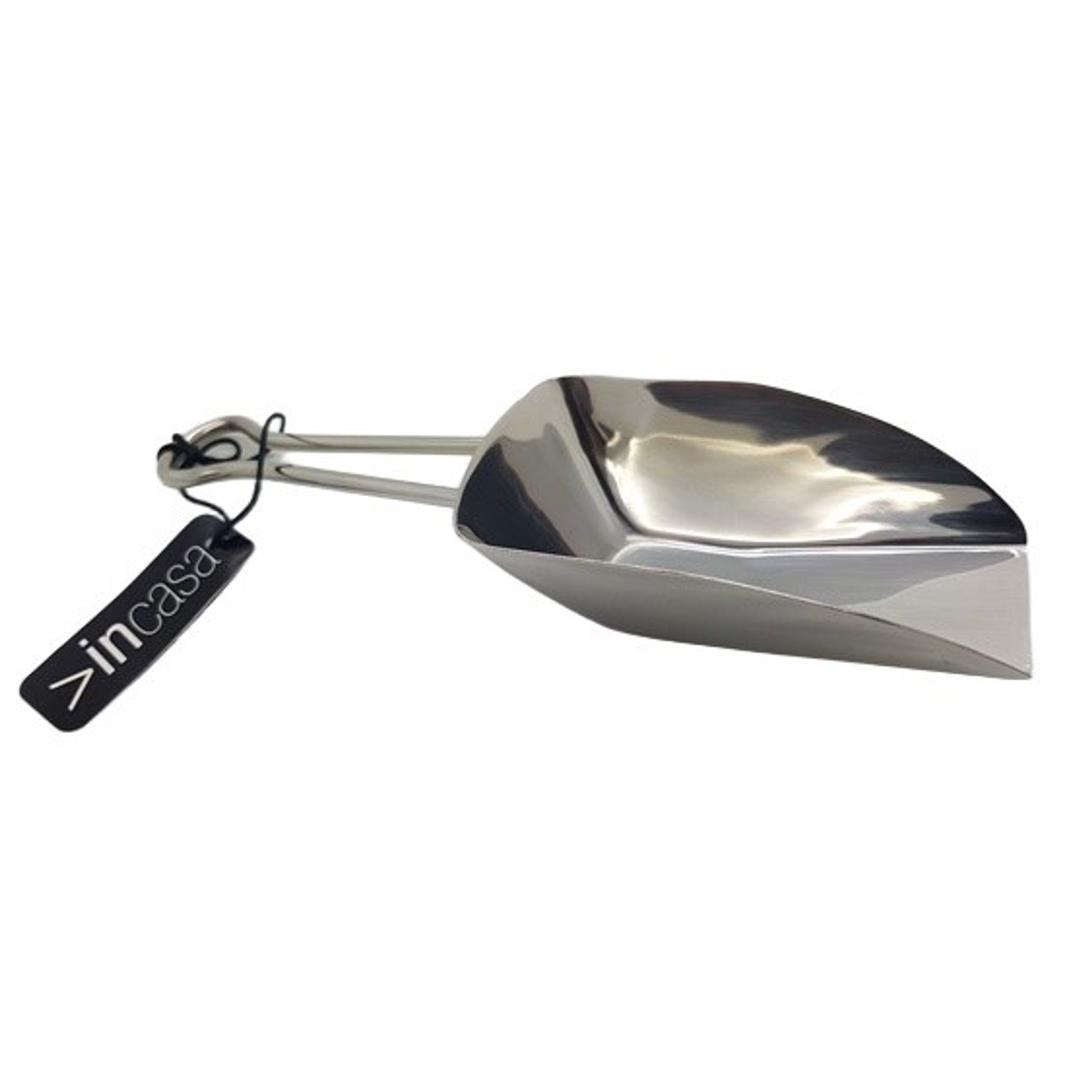 Incasa Stainless Steel Flat Bottom Measuring Scoop (19cm)
