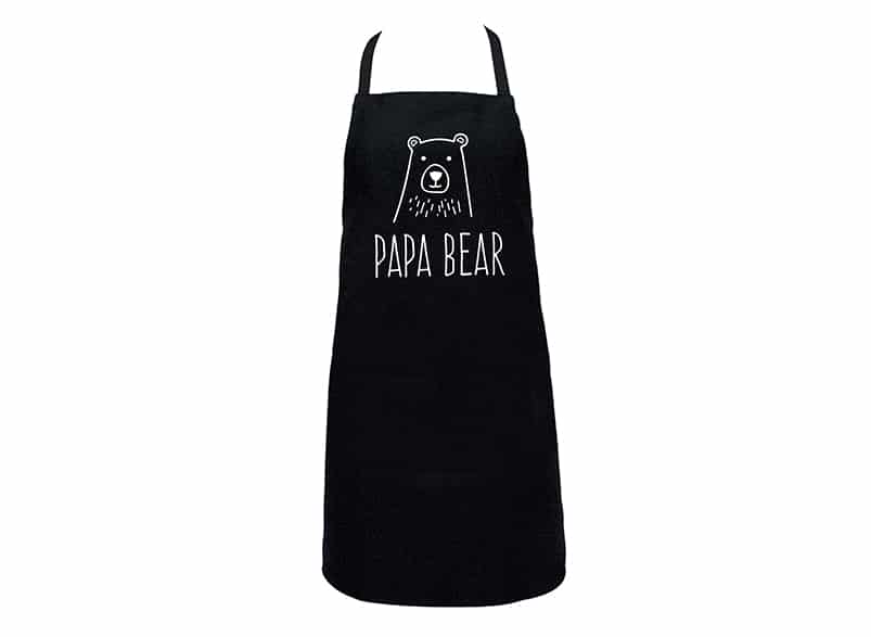 Annabel Trends Screen Print Apron Papa Bear