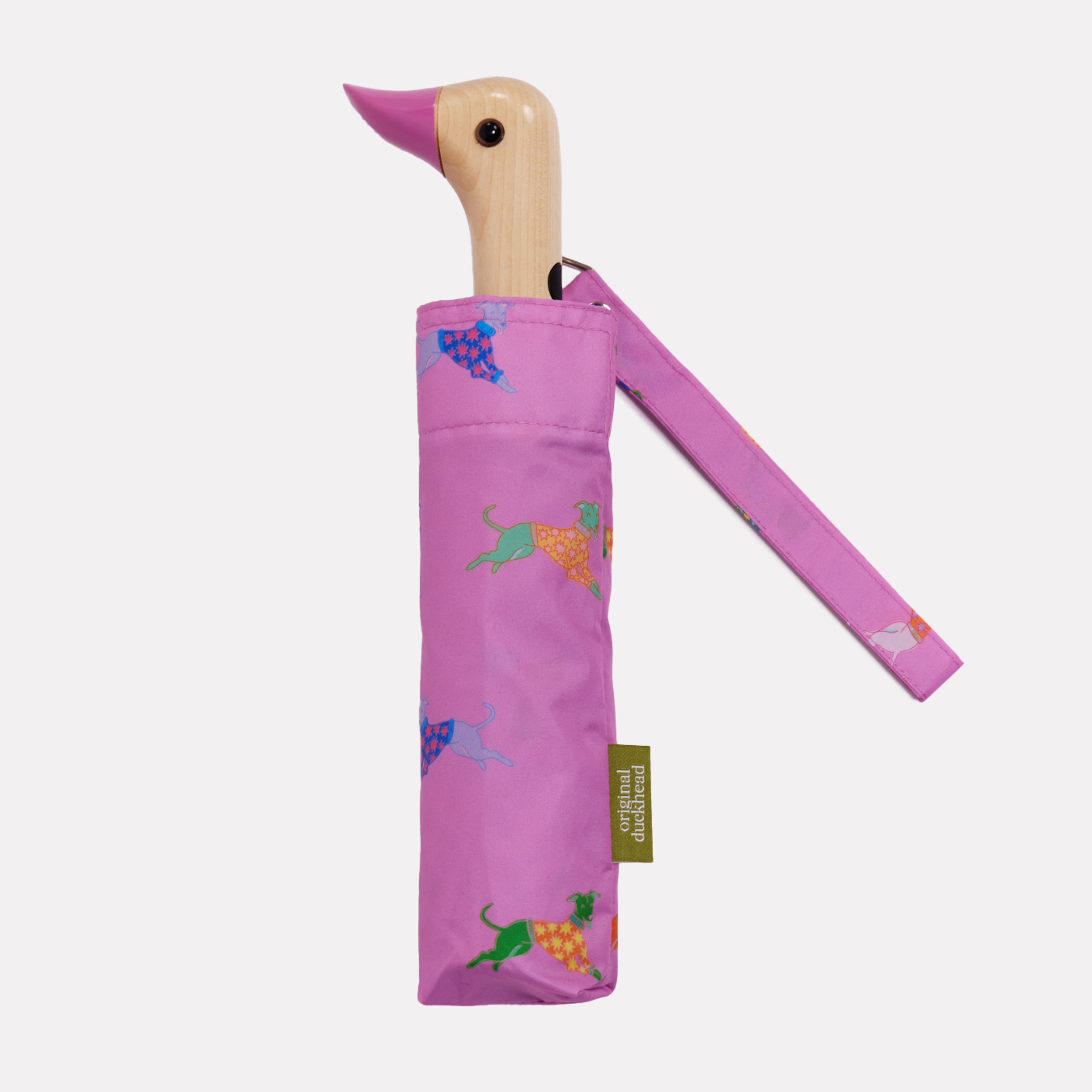Original Duckhead Duck Umbrella Compact Dogs in Pink