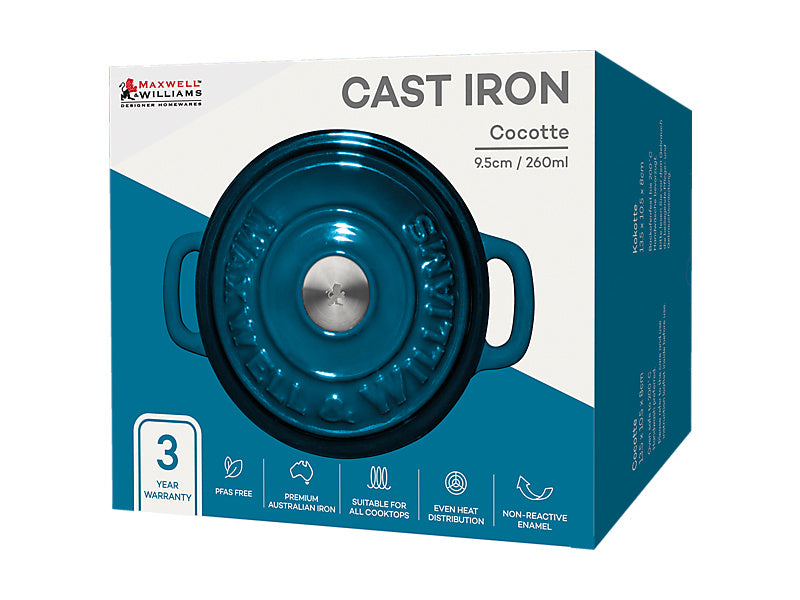 Maxwell Williams Cast Iron Cocotte Midnight Blue 9.5cm / 260ML