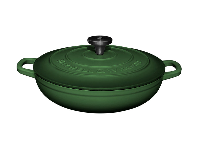 Maxwell & Williams Cast Iron Braiser 3.3L Merlot 27cm