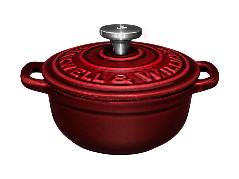 Maxwell & Williams Cast Iron Cocotte 260ml Midnight Blue 9.5cm