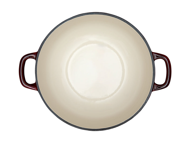Maxwell Williams Cast Iron Round Casserole Merlot 24cm / 3.3L