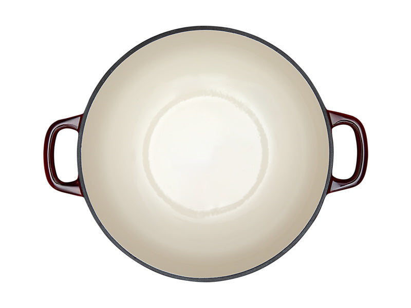 Maxwell Williams Cast Iron Round Casserole Merlot 26cm / 4L