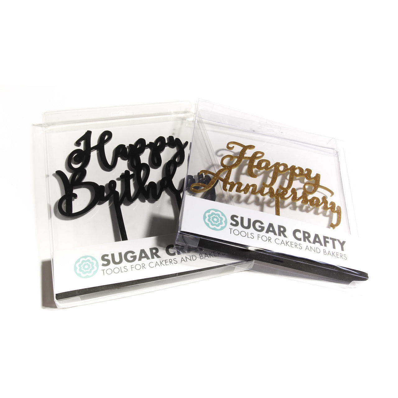 Sugar Crafty Number 7 Cake Topper Black