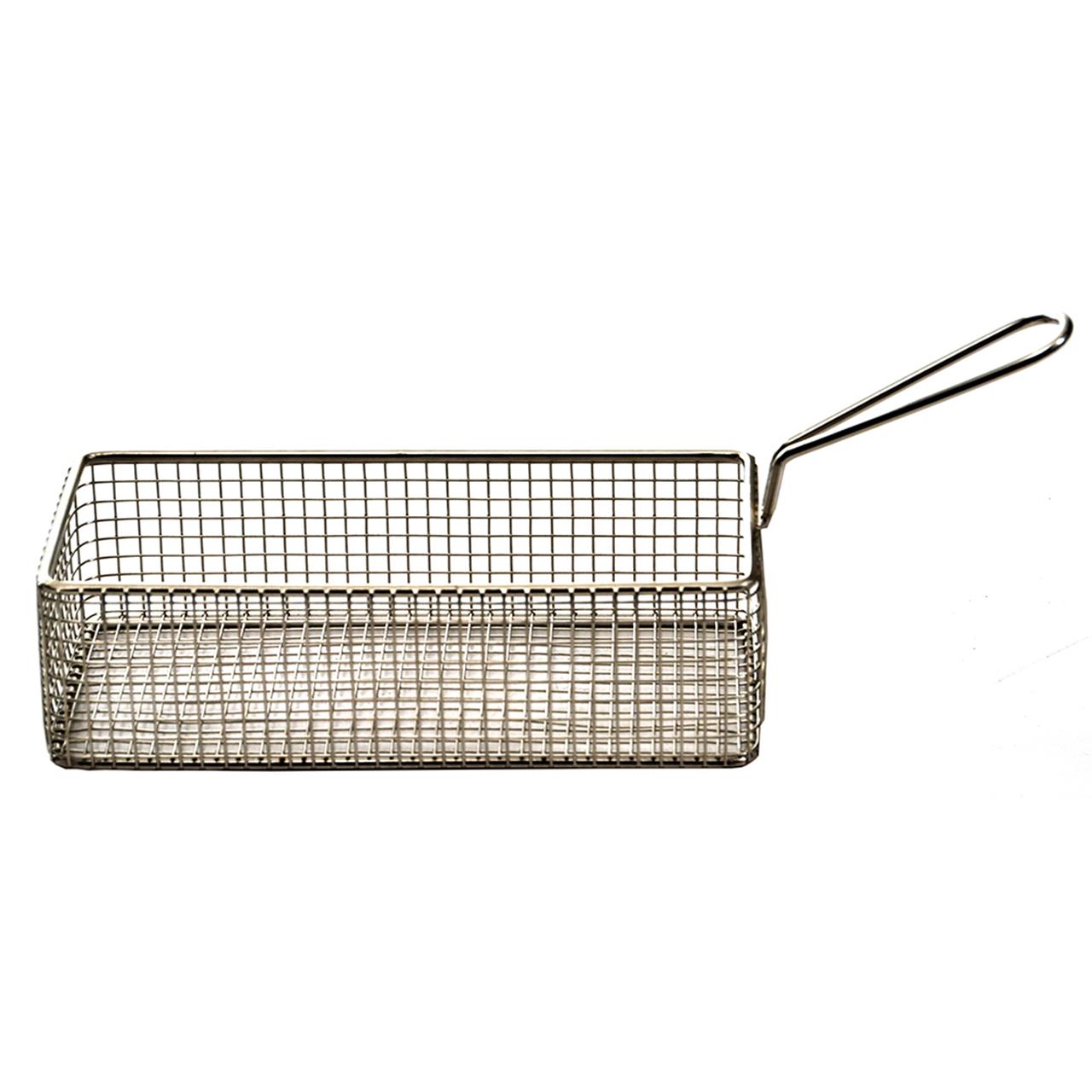 KH Classik Chef Serving Fry Basket Rectangle 215 x 110 x 60mm H Chrome