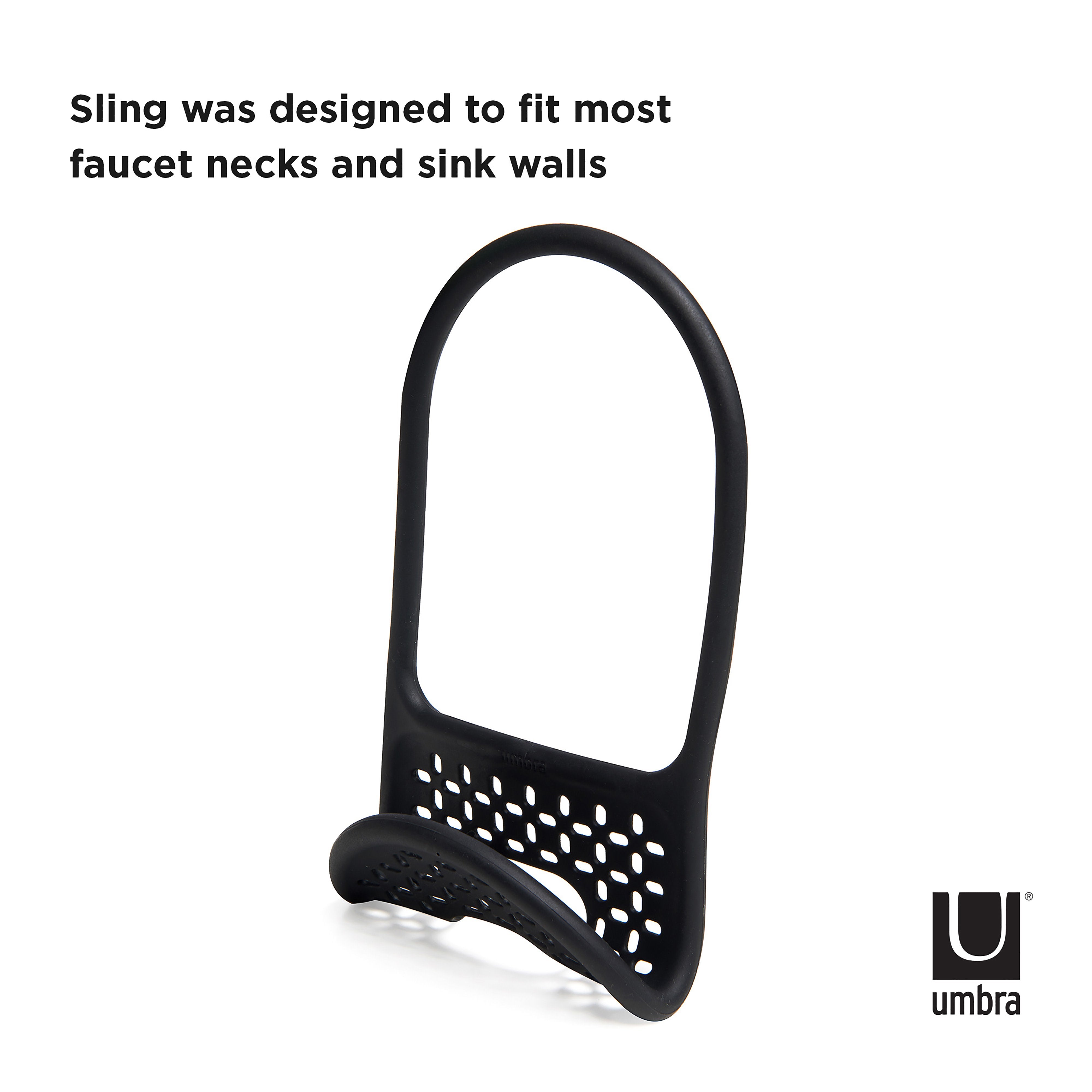 Umbra Sling Sink Caddy Black