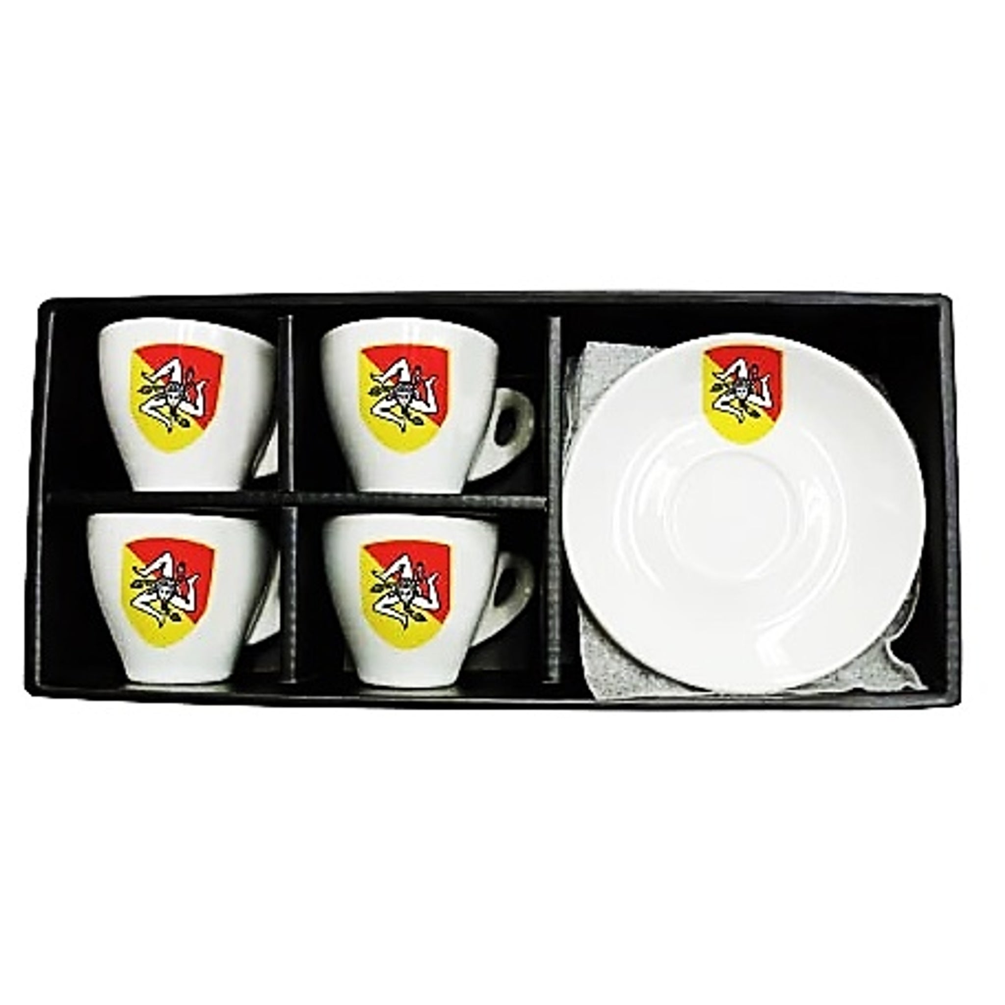 Incasa Sicily Espresso Cup 90ml 4 Piece