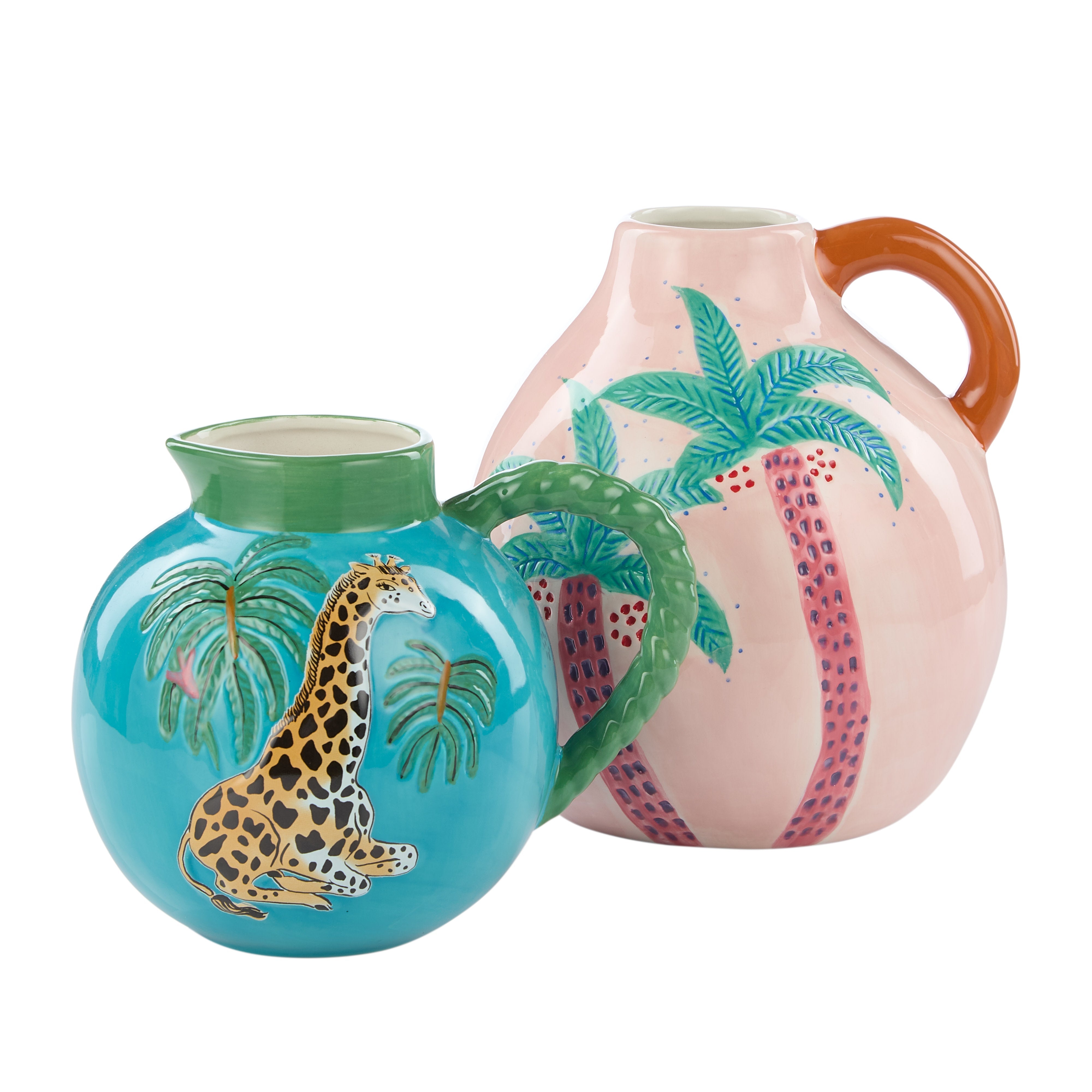 Emporium Fuller Green Giraffe Vase Multi-Coloured