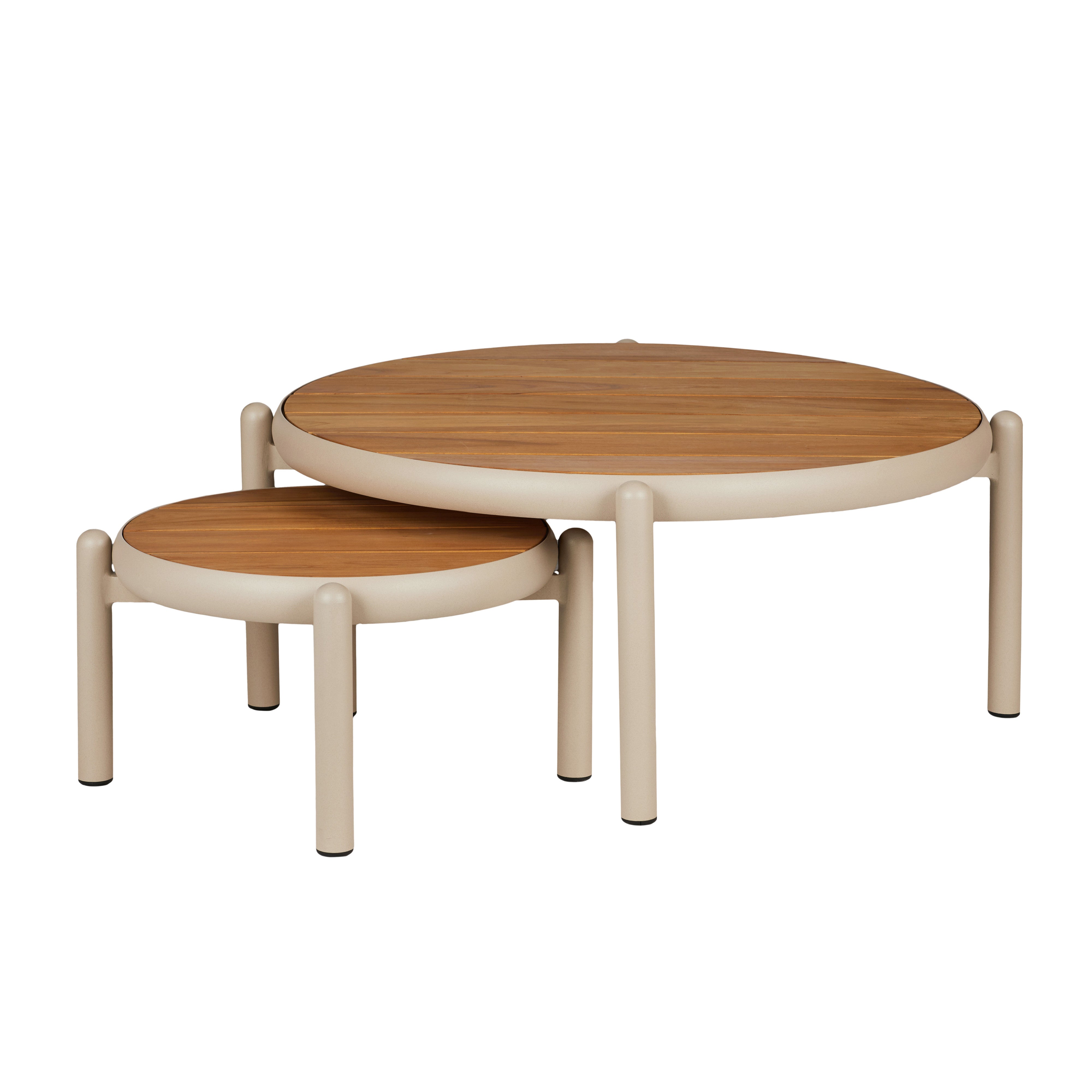 Grand Designs Elwood Outdoor Coffee Table 2 Piece Set Natural