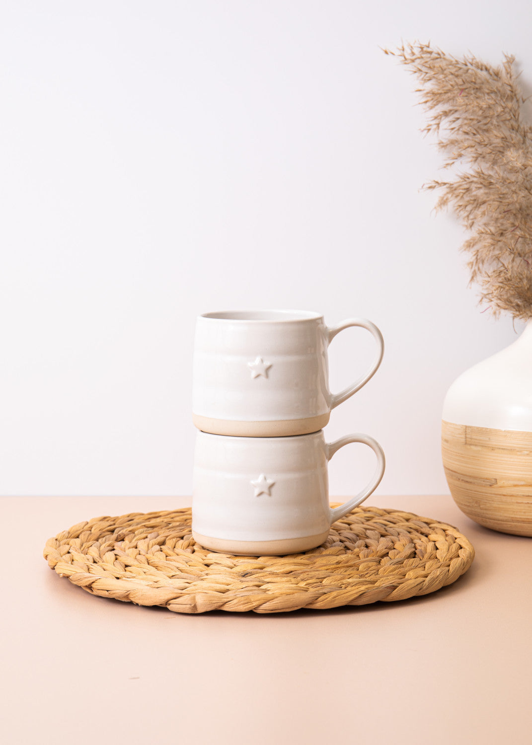 Mikasa Stoneware Cosy Mug Set 2 Piece 380ml (Star)