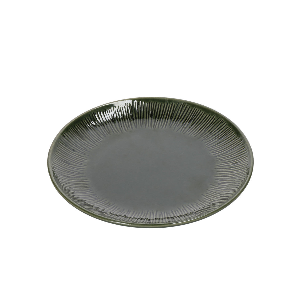 Mikasa Jardin Stoneware Side Plate Set 4 Piece 22cm (Green)