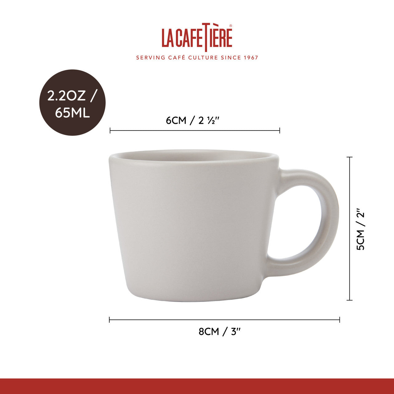 La Cafetière Espresso Cup 65ml (Latte)