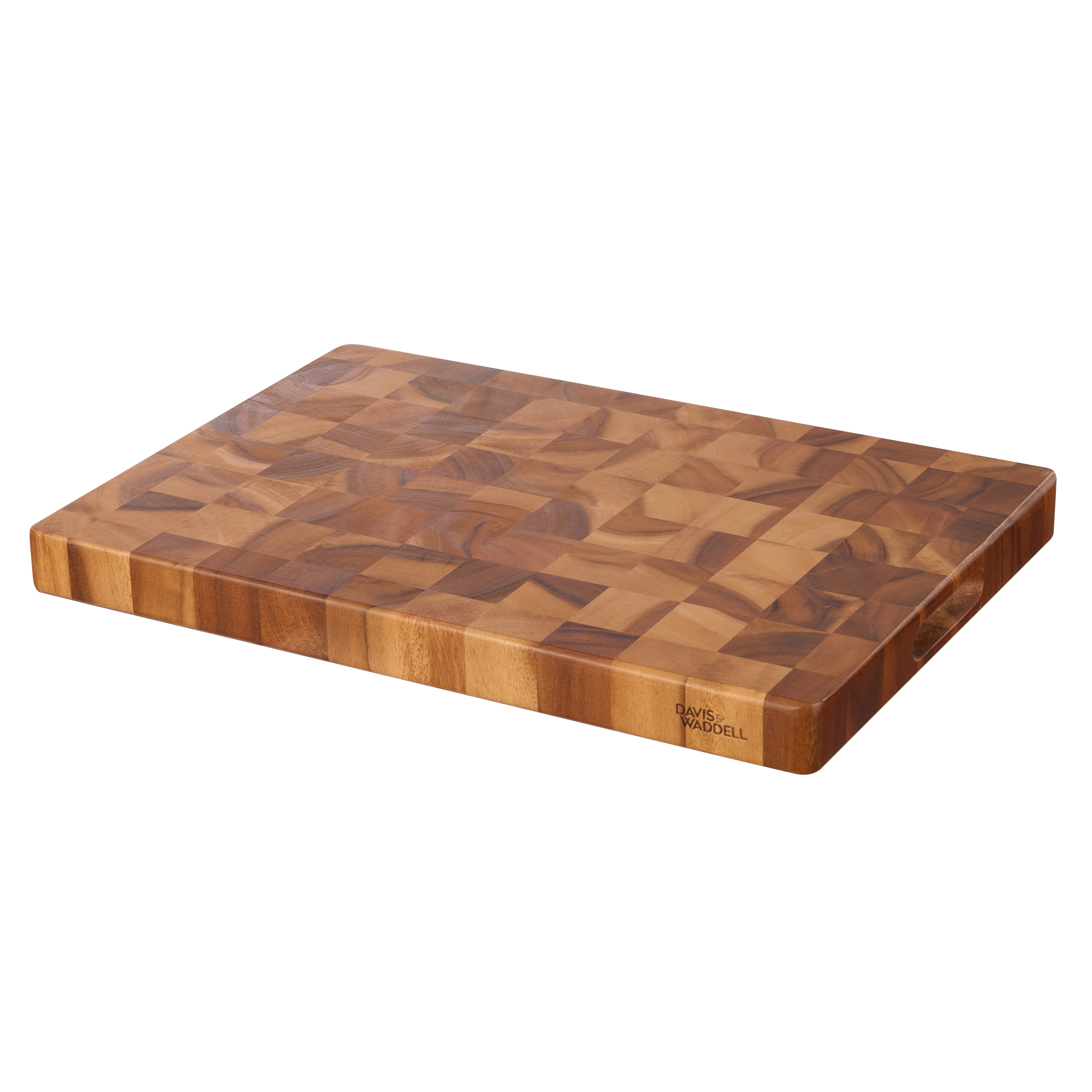 Davis & Waddell Acacia Wood End Grain Cutting Board 50x35cm Natural
