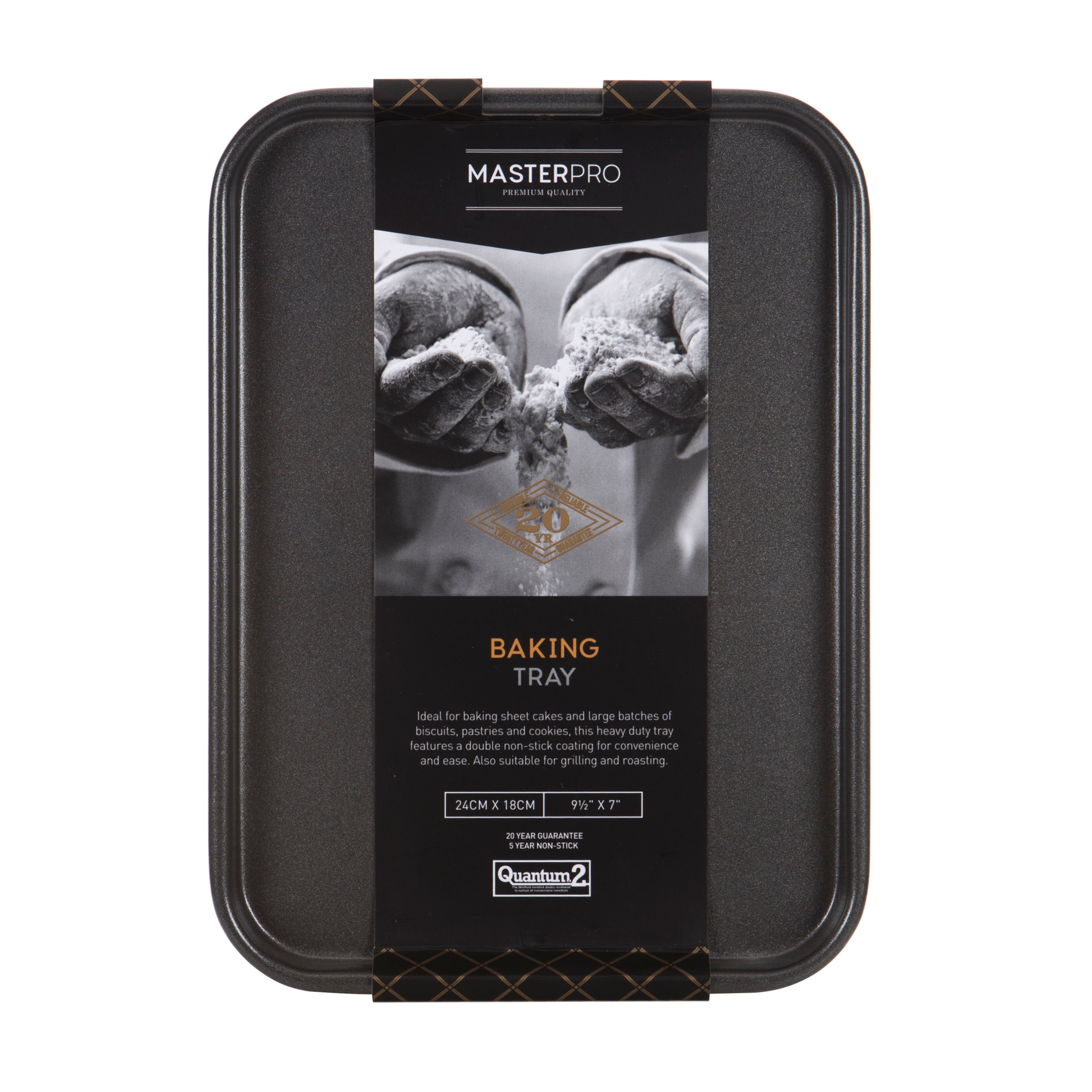 MasterPro Non-Stick Baking Tray 23x16cm