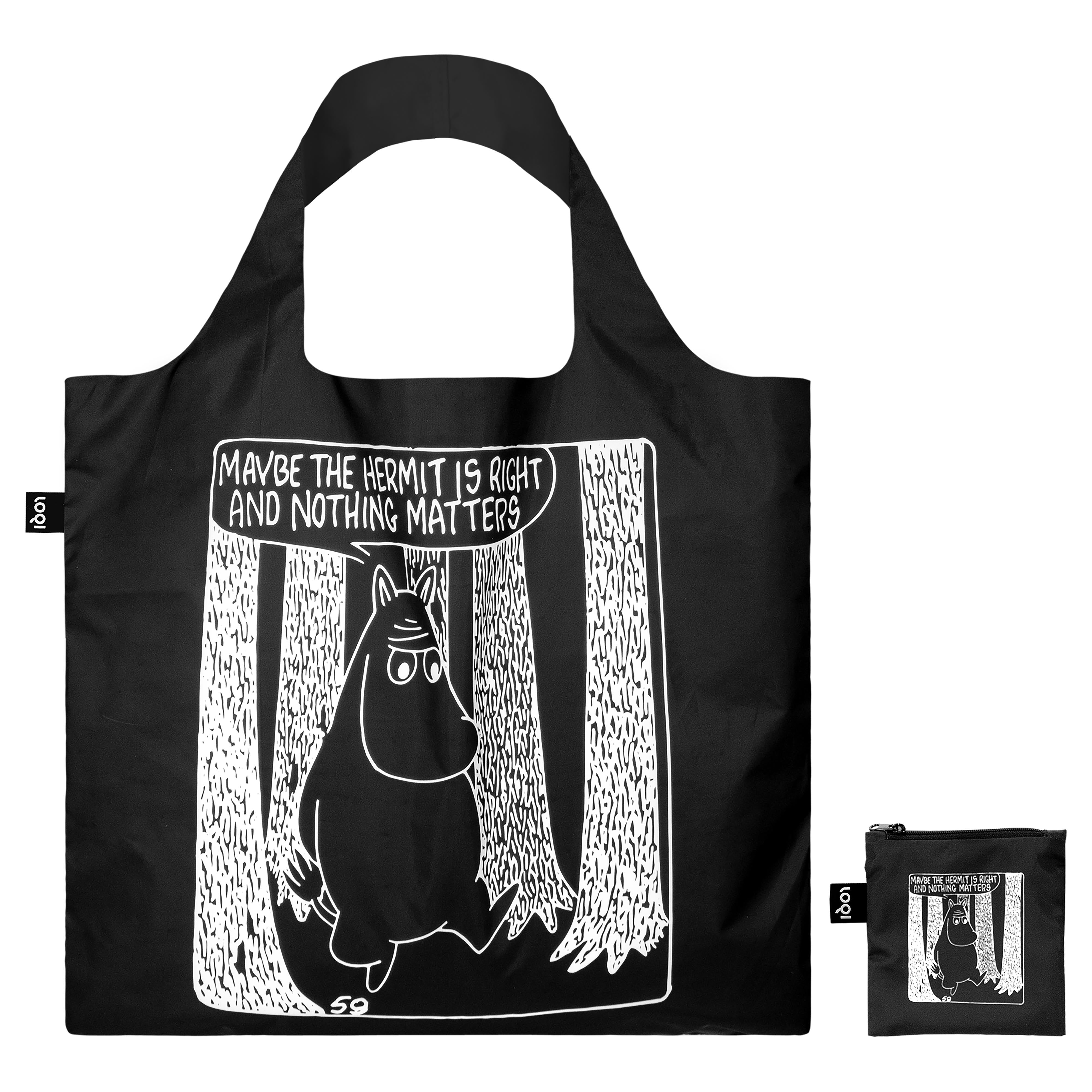 LOQI Moomin Comic Adventures Tote Bag