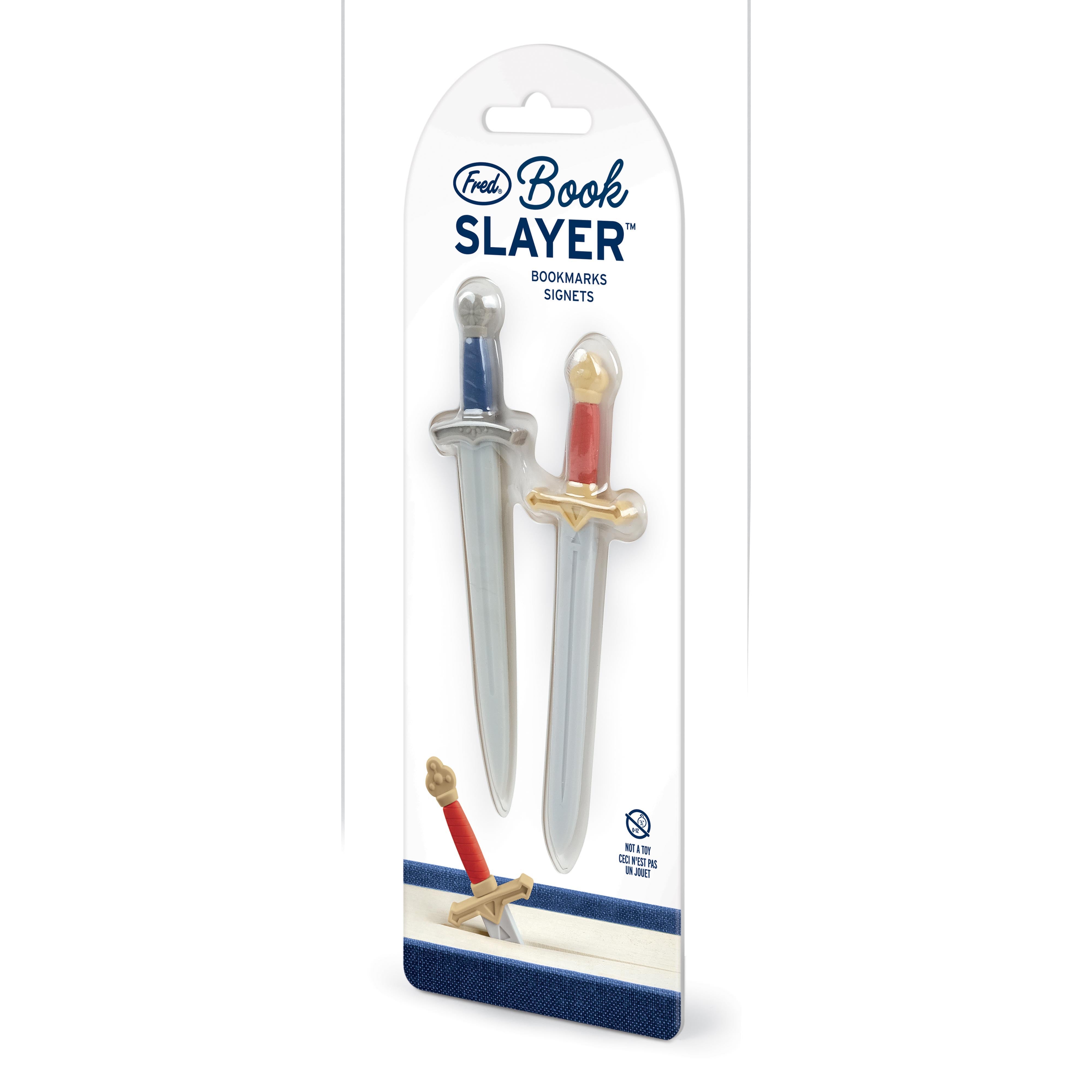 Fred Bookslayer Bookmarks 2 Piece Set Multi-Coloured