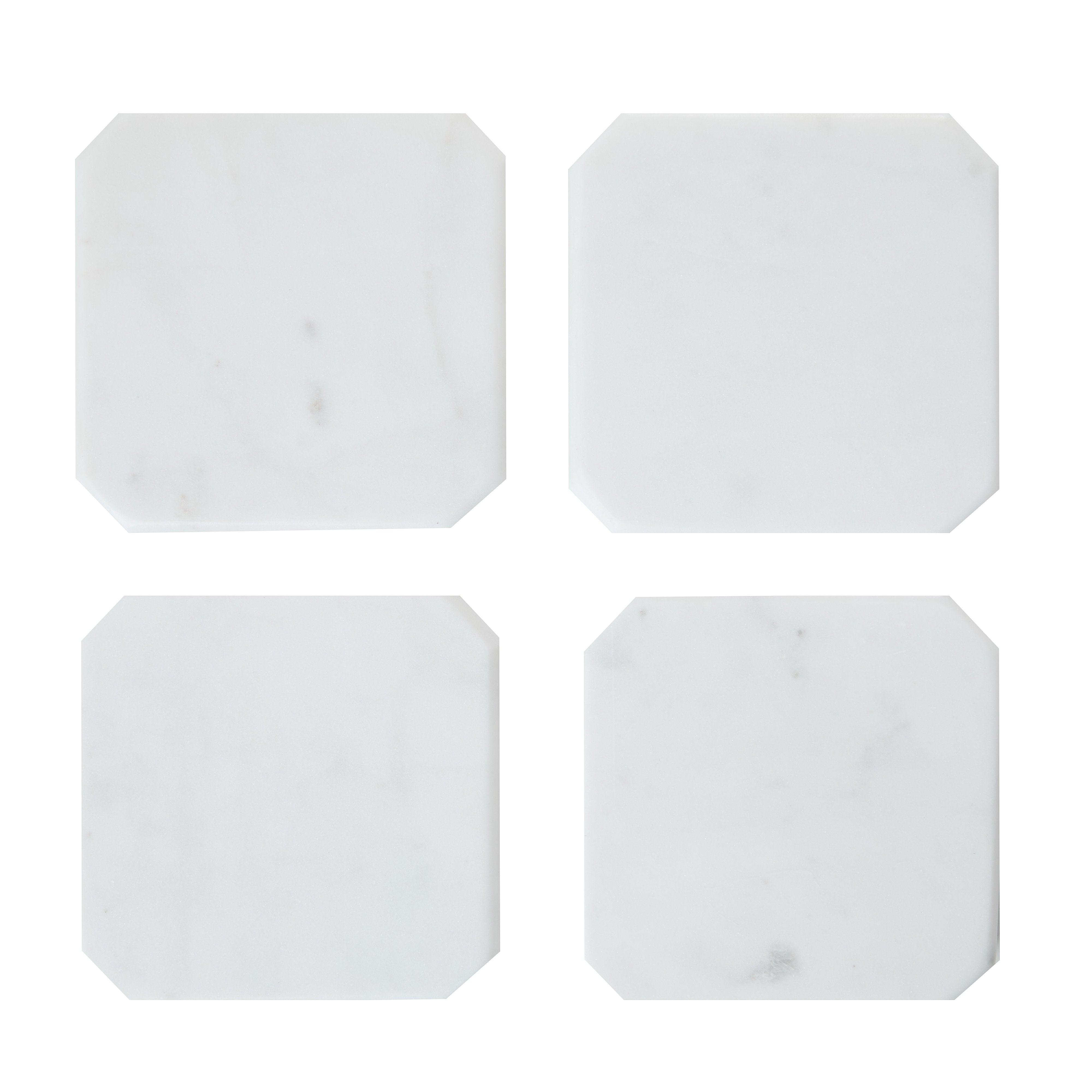 Society Home Margot Marble Coasters 4pcs Set