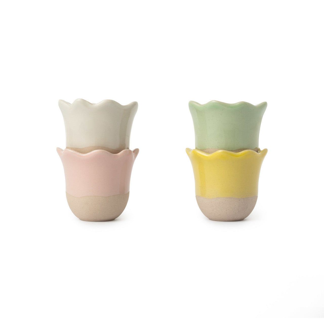 Jamie Oliver Big Love 6cm Excellent Egg Cups Set of 4 Mixed Colours