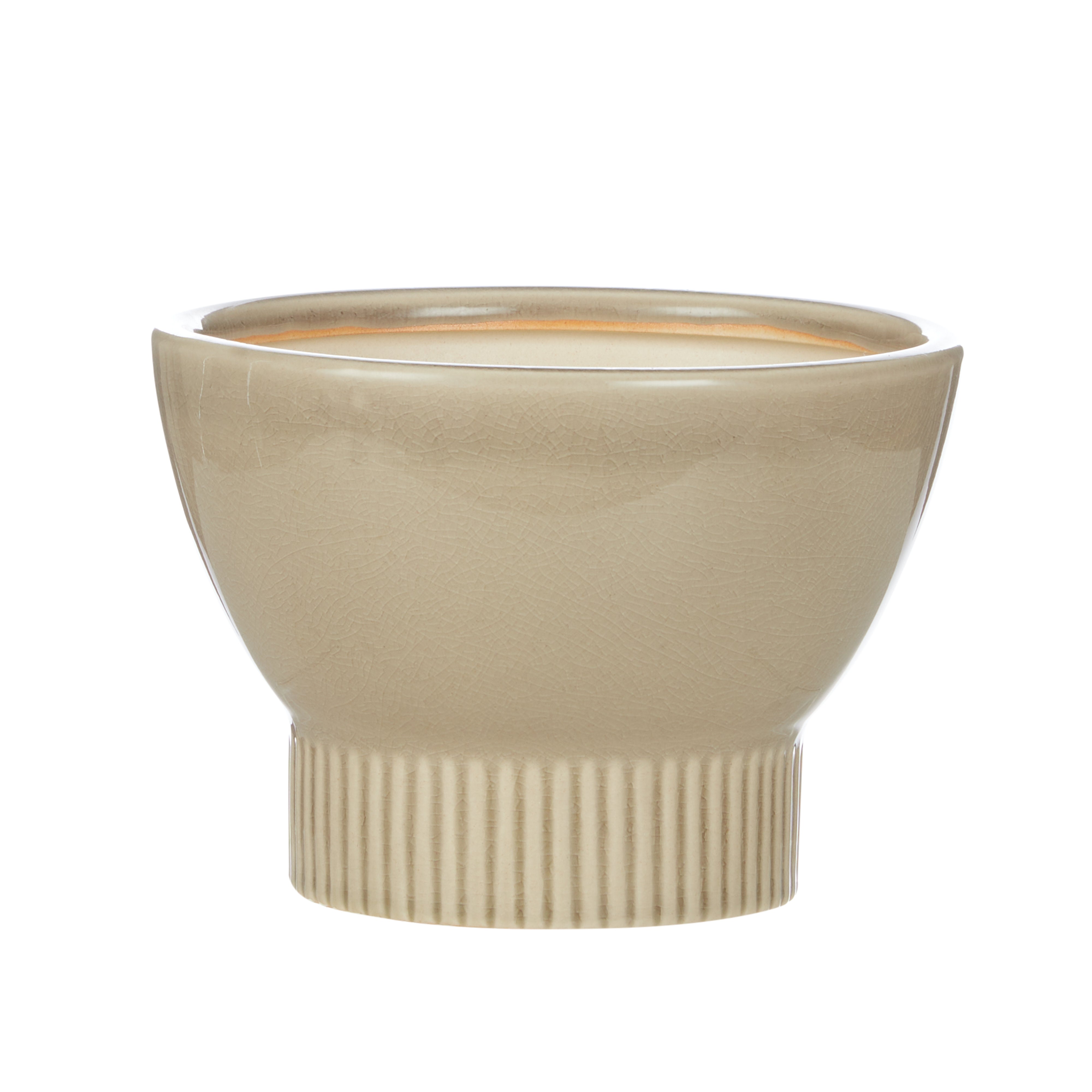 Rogue Rouen Bowl Planter Medium Beige