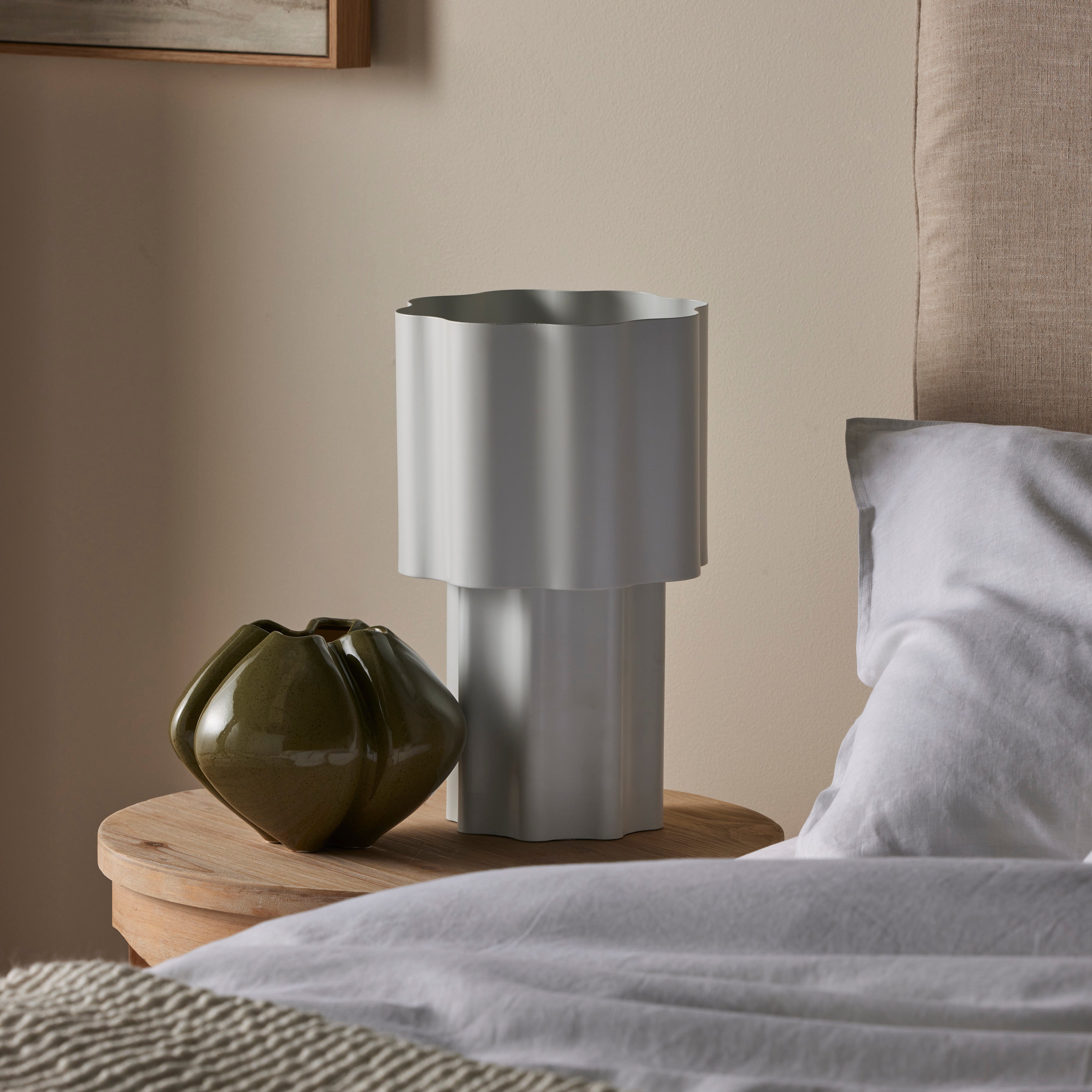 Amalfi Lucia Side Table White Wash