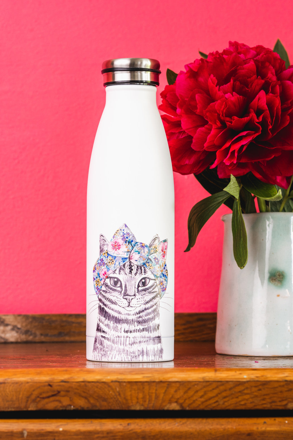 Mikasa x Tipperleyhill Insulated Bottle 500ml (Cat)