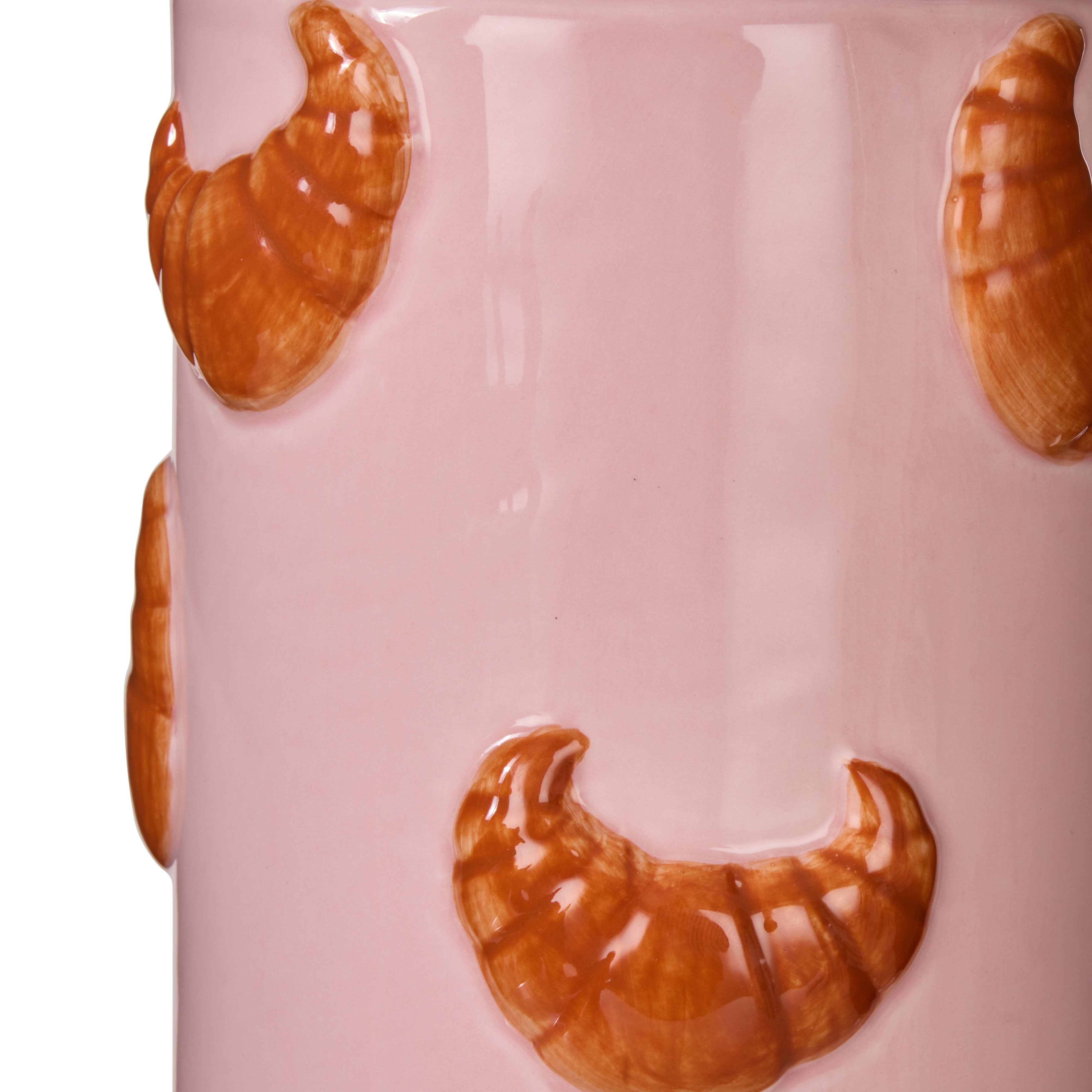 Emporium Colette Croissant Vase Pink & Brown