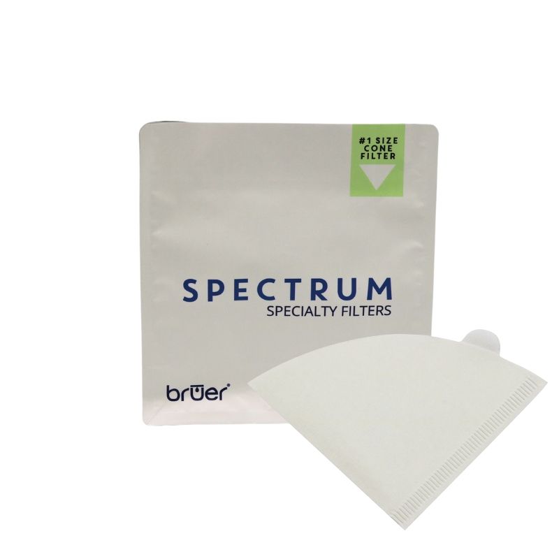 Bruer Spectrum Cone Paper Filter #1 (100pk)