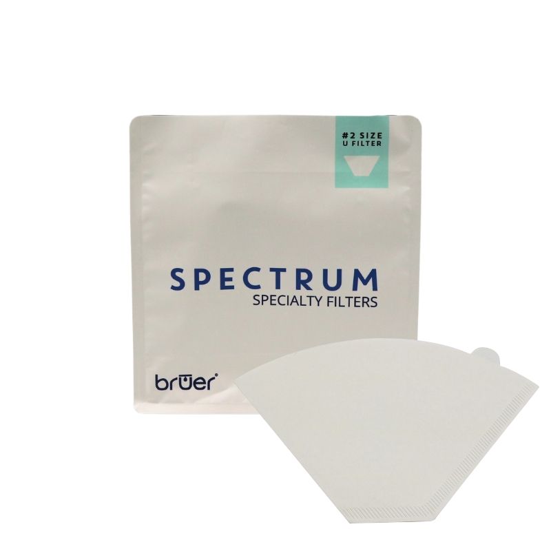 Bruer Spectrum U Shape Paper Filter #2 (100pk)