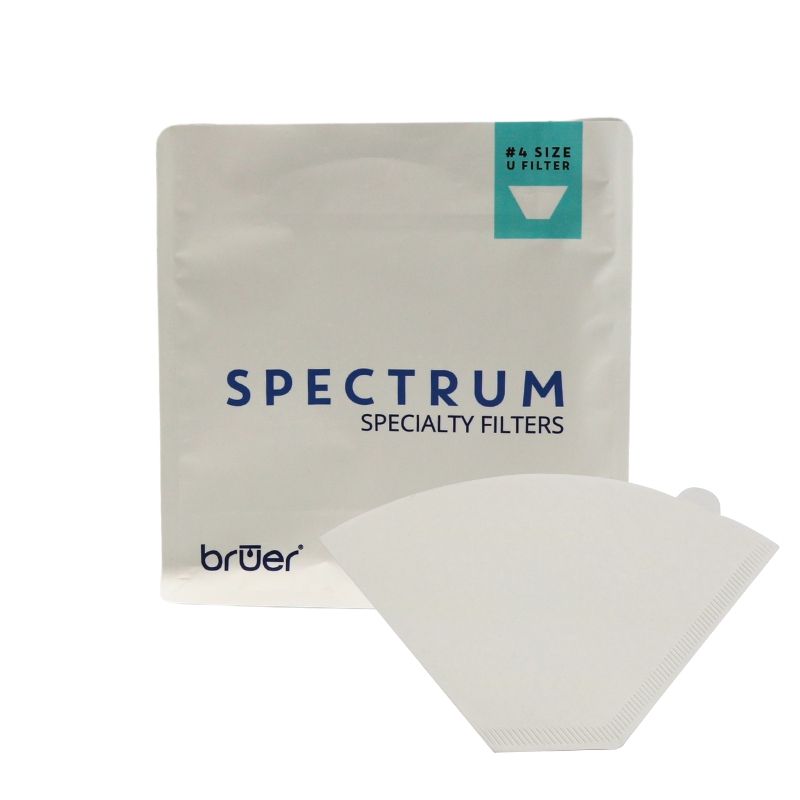 Bruer Spectrum U Shape Paper Filter #4 (100pk)