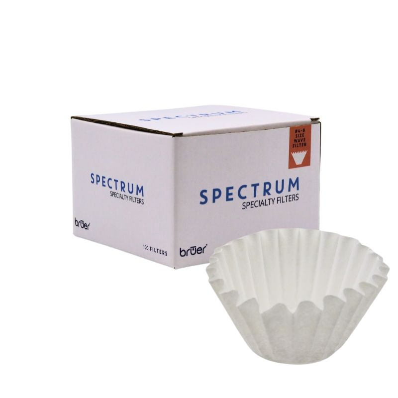 Bruer Spectrum Wave Paper Filter 4-8 Cup (100pk)