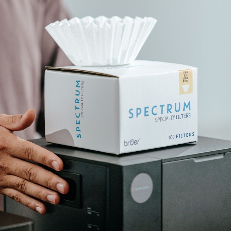 Bruer Spectrum Wave Paper Filter 4-8 Cup (100pk)