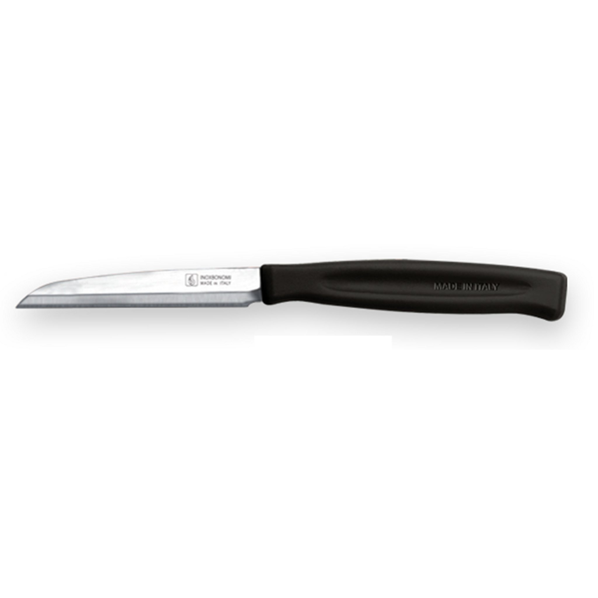 Inoxbonomi Black Peeling Knife (Spelucchino Liscio) 6 Piece