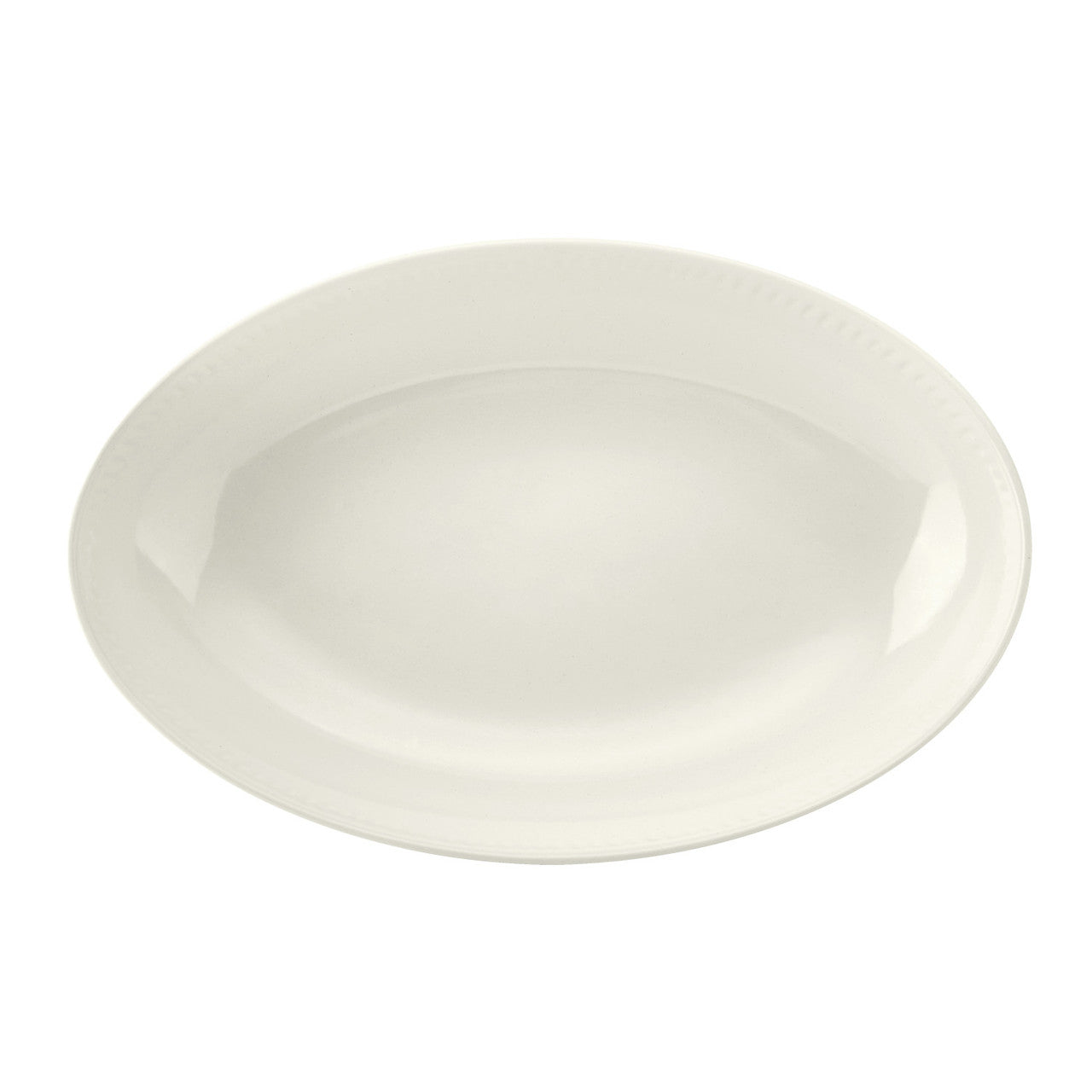 Mikasa Cranborne Stoneware Oval Serving Bowl 30.5cm (Cream)