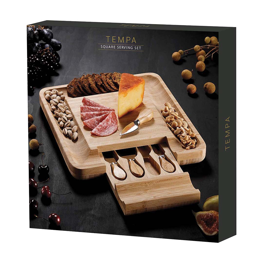 Tempa Fromagerie Square Serving Set