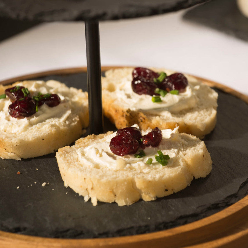 Artesà Two Tier Slate Serving Dome