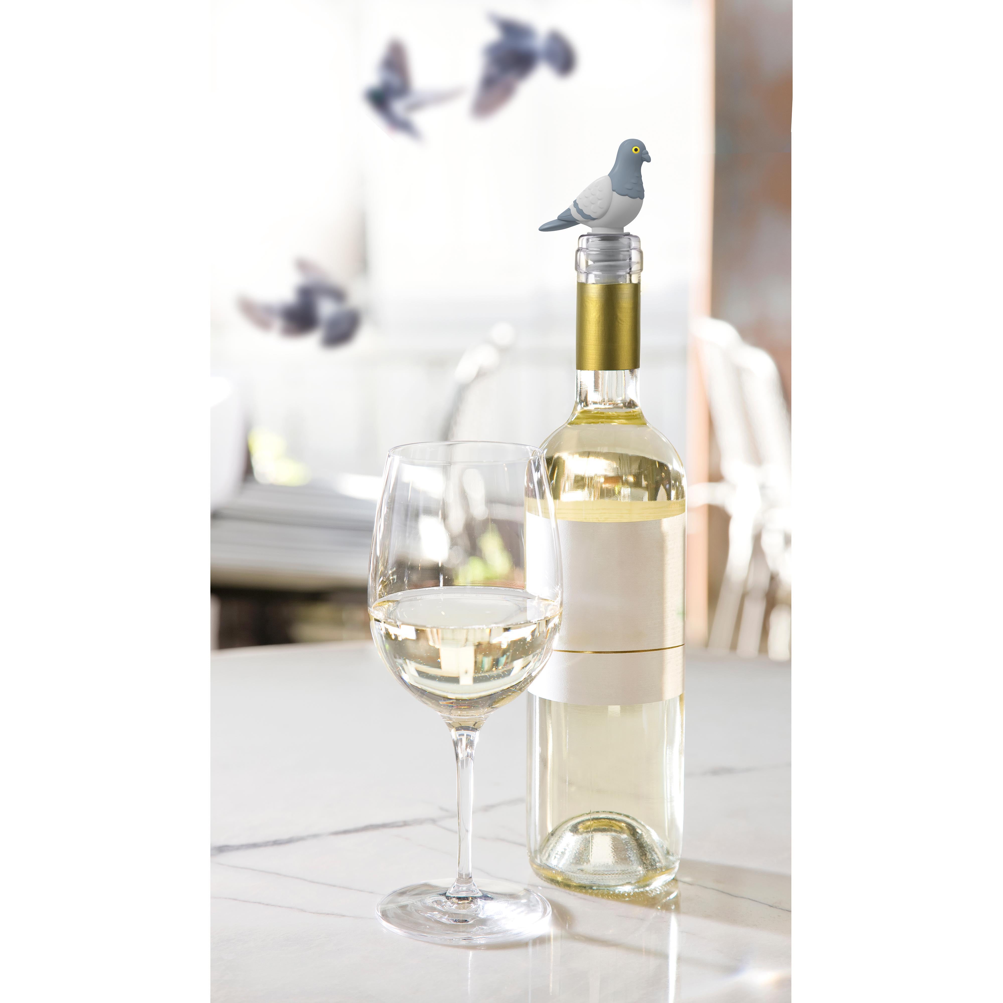 Fred City Stopper Wine Stopper Grey